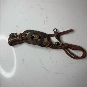 Vintage women’s Brown and Tan Braided Belt